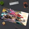 Mighty Morphin Power Rangers Print Mouse Pad, for Keyboard Pad Laptop PC Mat for Office Home Use, Desk Decor, Perfect Birthday Gift for Gamers