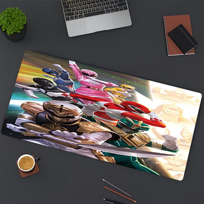 Mighty Morphin Power Rangers Print Mouse Pad, for Keyboard Pad Laptop PC Mat for Office Home Use, Desk Decor, Perfect Birthday Gift for Gamers
