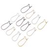50pcs/Lot French Lever Earring Hooks Gold Color Ear Wires Earrings Settings Base For Jewelry Making DIY Accessories Supplies