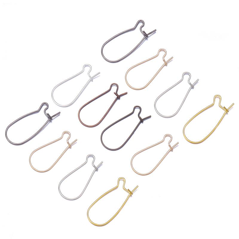 50pcs/Lot French Lever Earring Hooks Gold Color Ear Wires Earrings Settings Base For Jewelry Making DIY Accessories Supplies
