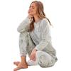 101 Dalmatians Womens/Ladies All-Over Print Velour Long Pyjama Set