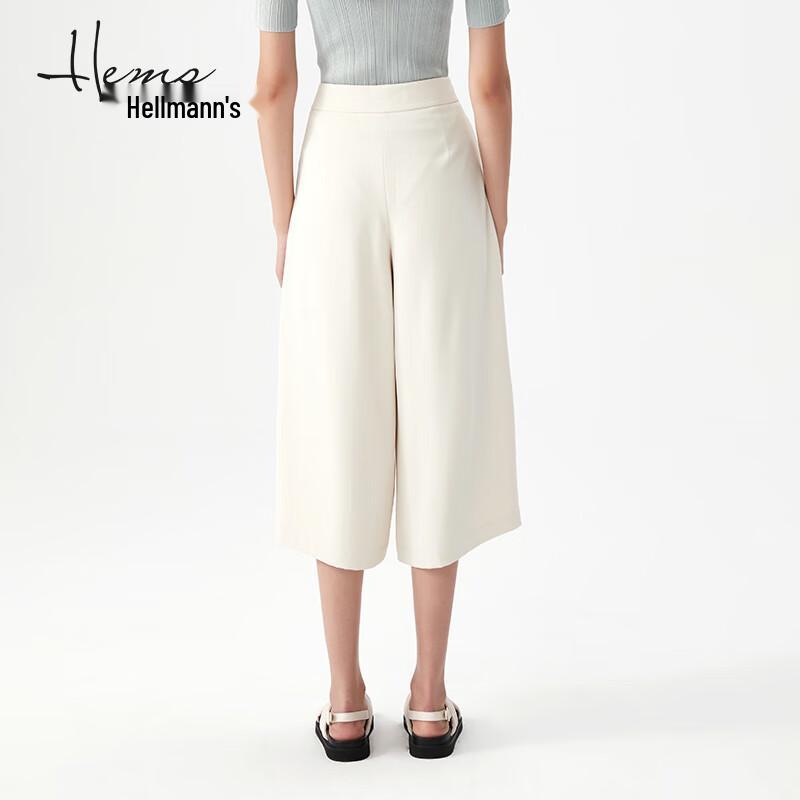 Haier Mans Women's Casual Wide-Leg Cropped Trousers