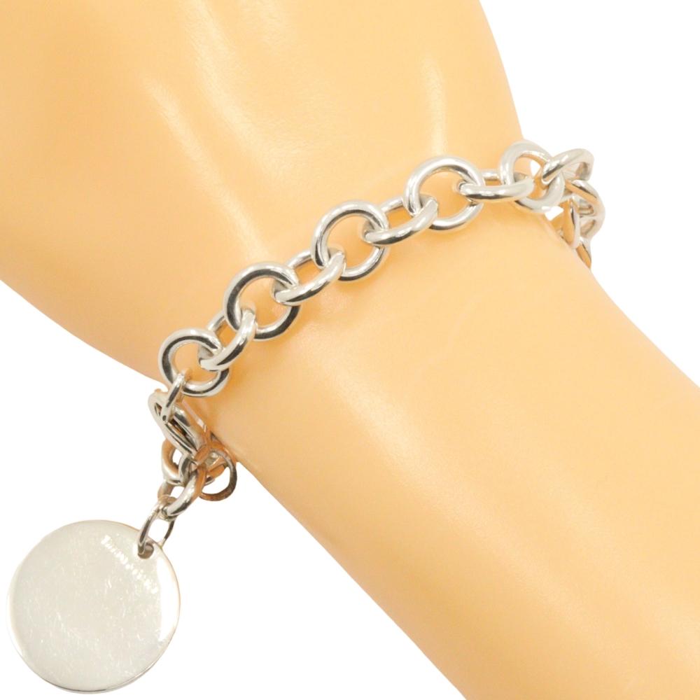 

TIFFANY&Co. Повернутися до TIFFANY & Co. Браслет Овальна бирка Срібло925 34.8г Жіночий Вживаний