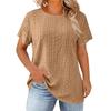 Women's Fashionable Casual Elegant Short-Sleeve T-Shirt Top