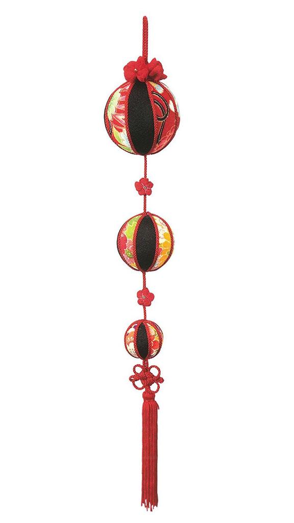 Panami Craft Kit Chirimen Triple Ornament All the Fukumari Crafts and Handmade Supplies (Kyoto - Celebrations) LH-312
