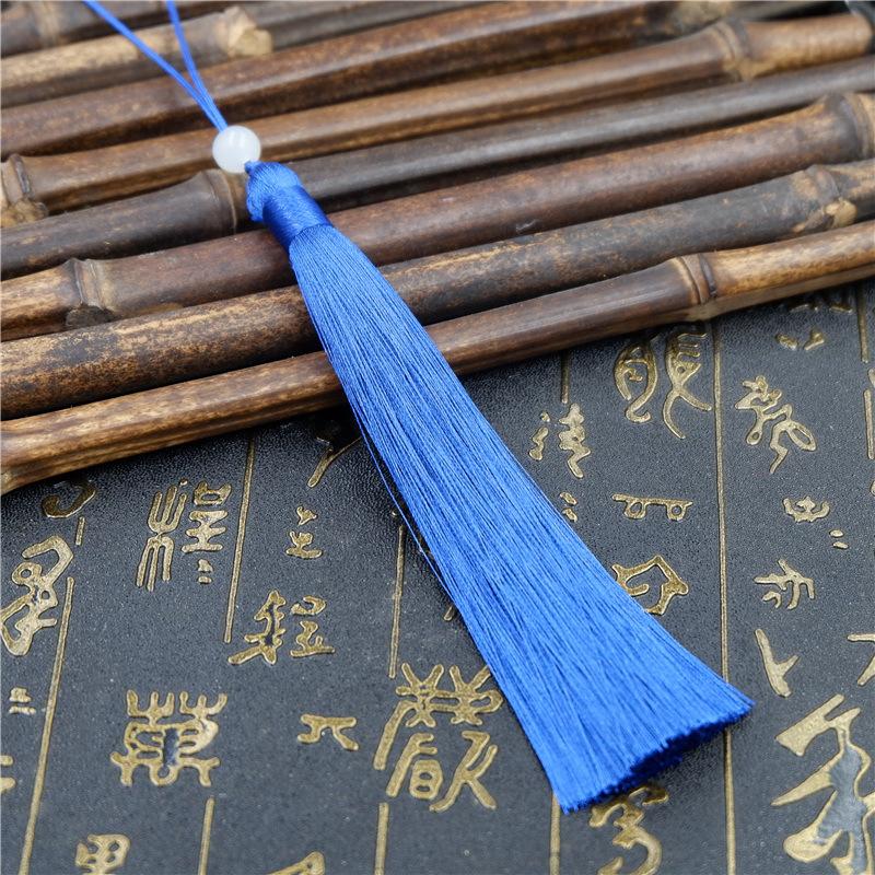 Make Sachet Fringed Ears Long 12Cm Ice Silk Hanging Ears Diy Fan Pendant Hanfu Fringed Accessories Pendant Antique Ears