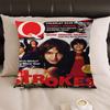 Music TThe Strokes Personalized Pillow Dust Cover Bedroom Kids Party Decoration Pillowcase Birthday Children Gift
