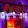 LED Pumpkin Lantern Wizard Hat Halloween String Lights: Spooky Atmosphere & Colored Ghost Festive Decor