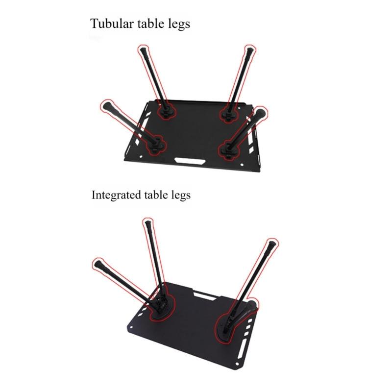 Quick Setups Folding Camping Table Legs Folding Table Stool Base Four leg Part for Office Camping Table Home Enduring