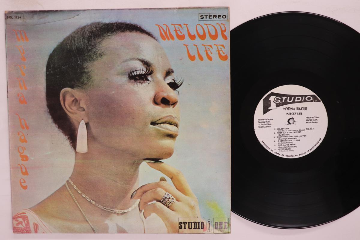 LP Record MYRNA HAGUE  Melody Life SOL1124 STUDIO ONE Jamaica Reggae Ska  Dub Used