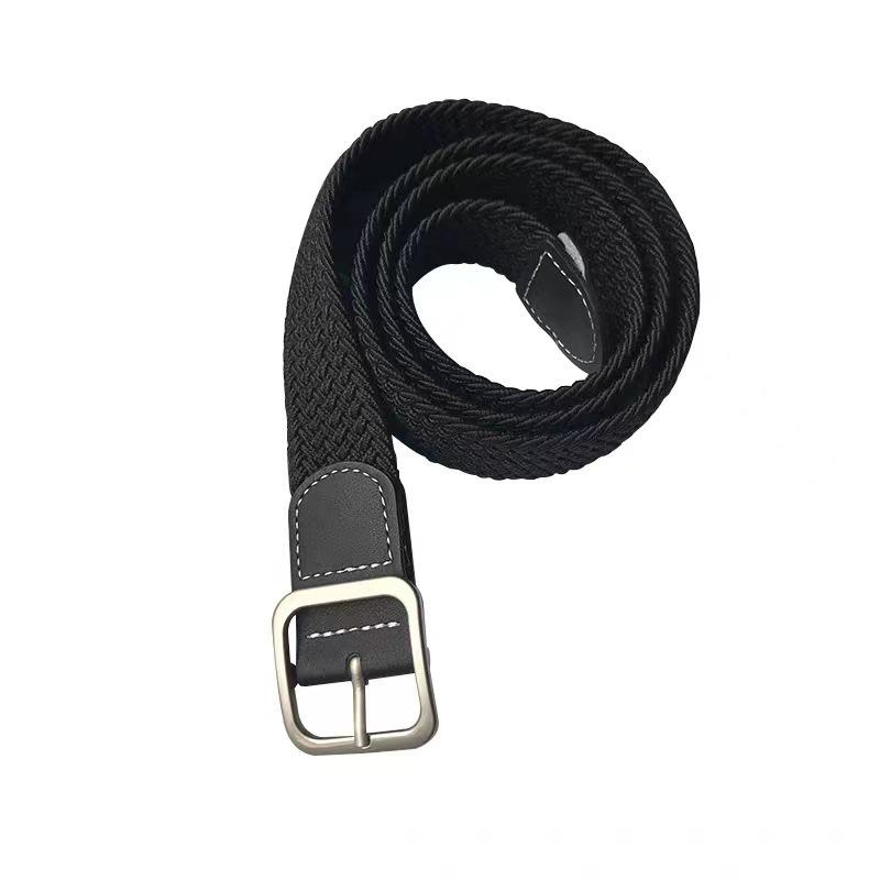 2023 Woven Belt Men'S Belt Women'S Jeans Belt Military Training Trendy Young People'S Canvas