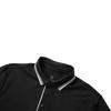 Li Ning Wade Series Simple Comfortable Striped Versatile Casual Pullover Short Sleeve Polo Shirt Men Polo Shirts Black APLV007-1