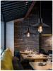 Retro Industrial Wrought Iron Pendant Lamp - Minimalist Style for Bars, Hotels, and Restaurants