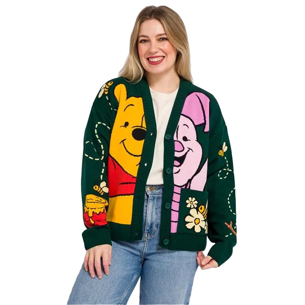 Winnie the Pooh Unisex Adult Knitted Cardigan