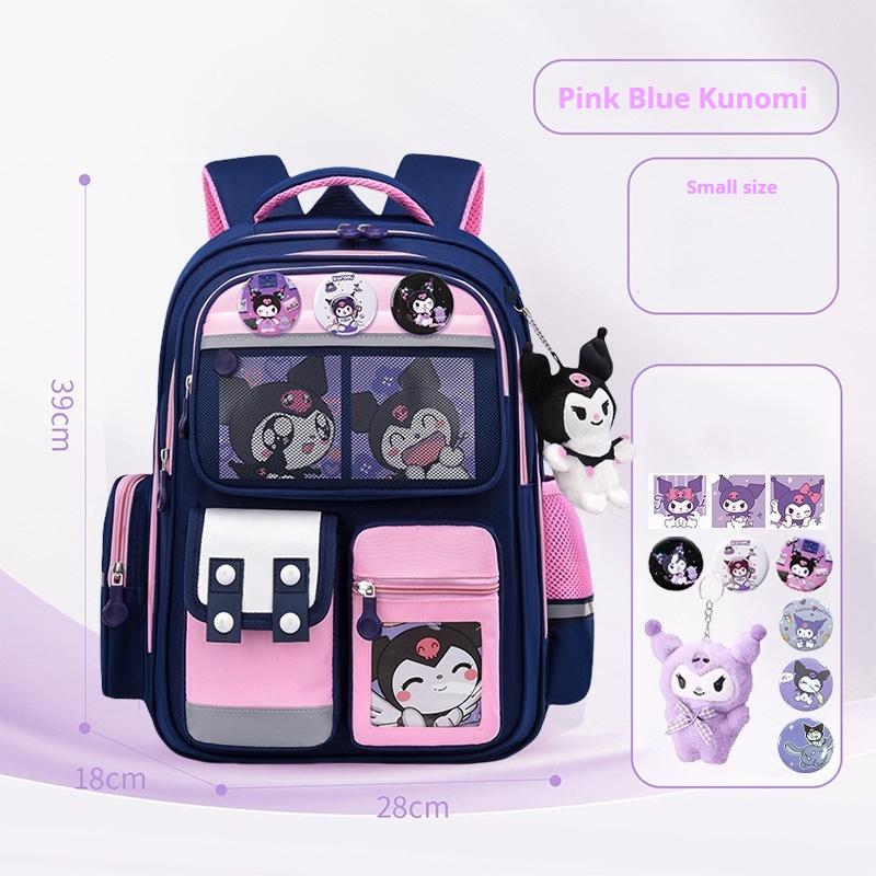 Cute Cartoon Kids Large Capacity Backpack Set Kawaii Anime School Bag For Children