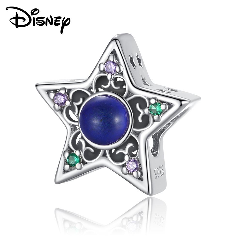 Disney 925 Silver Mickey Minnie And Snow White Pendant Beads Various Styles Suitable For Diy Bracelet