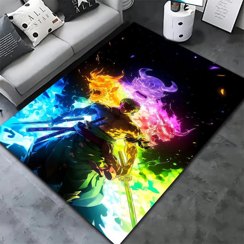 Roronoa Zoro Carpet Rug For Living Room Bedroom Home Sofa Decoration,kids Play Nonslip Floor Mat