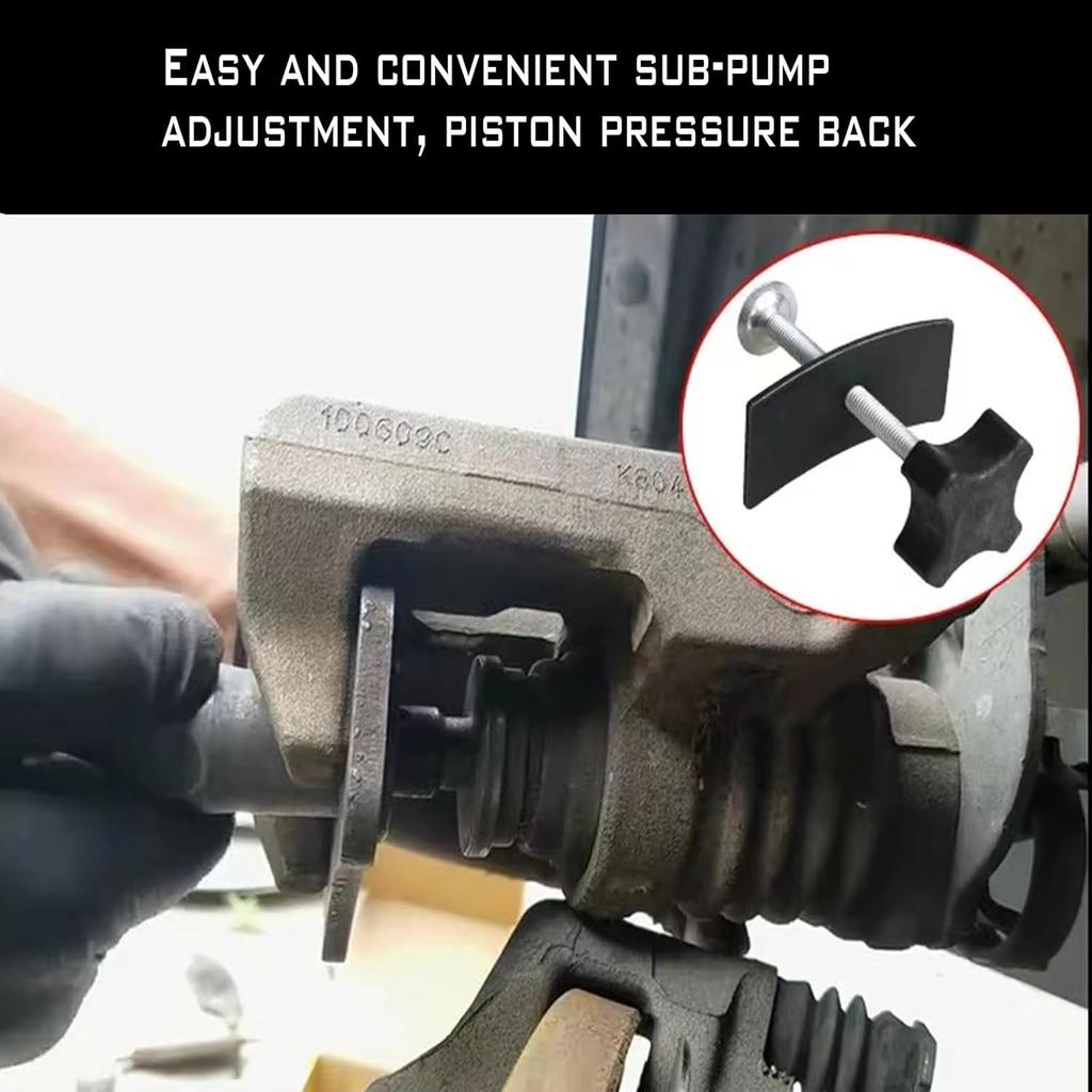 1 Pcs Black Car Disc Brake Pad Spreader Adjustment Wrench, Piston Brake Cali
