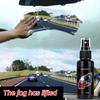 Glass Anti Fog Coating Spray Winter Car Interior Windshield Long Lasting Prevent Fogging Clear Vision Fog Repellent Mirror Clean