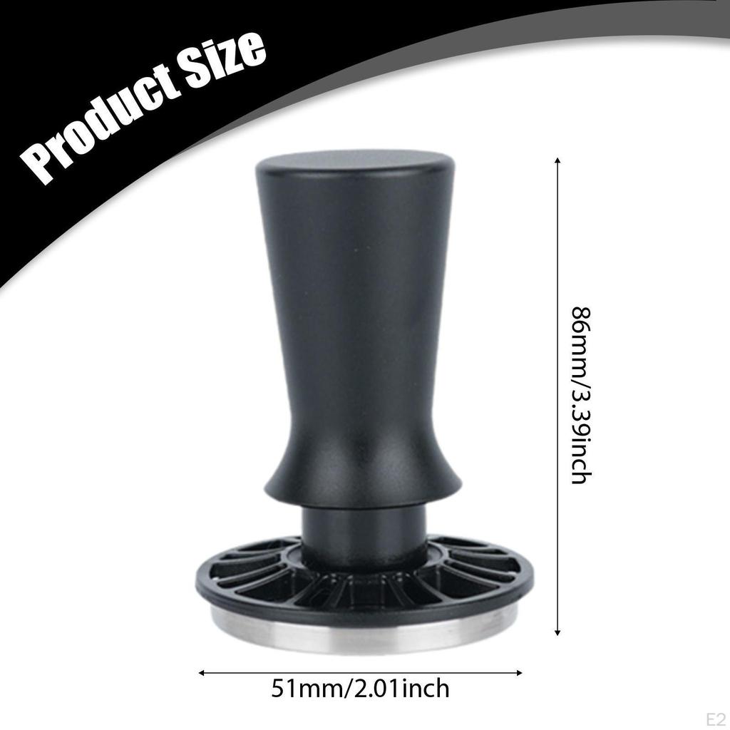 Coffee Tamper Kitchen Tool Premium Easy to Clean Replacement Stainless Steel Flat Base