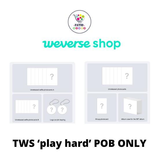 WEVERSE SHOP OFFICIAL POB ONLY TWS 4th Mini Album Play Hard
