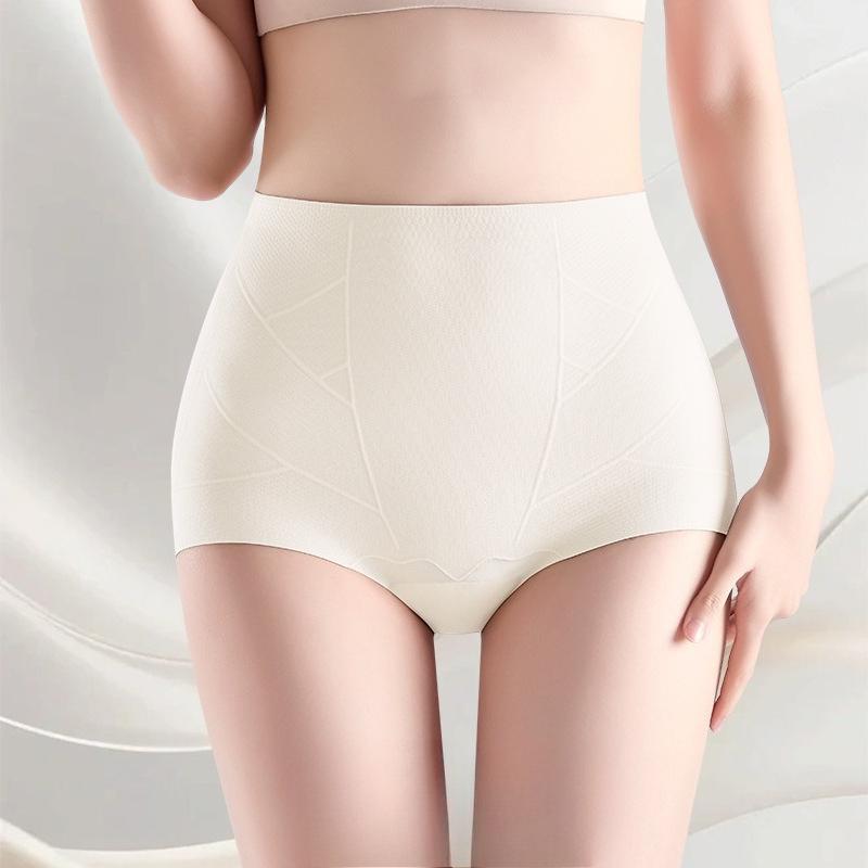 Ladies Spring and Autumn Sexy Jelly Strip Soft Support Body Shaping High Waist Abdominal Lift Hip No Trace Briefs