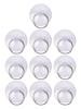 10pcs Suction Cups With Hoop Transparent Rubber Glass Suckers 25/35/45mm Diameter Perfect For Bathroom Wall Hooks
