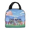 Custom One Pieces Insulated Lunch Bags for Camping Travel Manga Portable Thermal Cooler Lunch Box Unisex