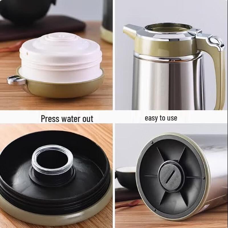 Shimizu Stainless Steel Insulated Thermos Flask