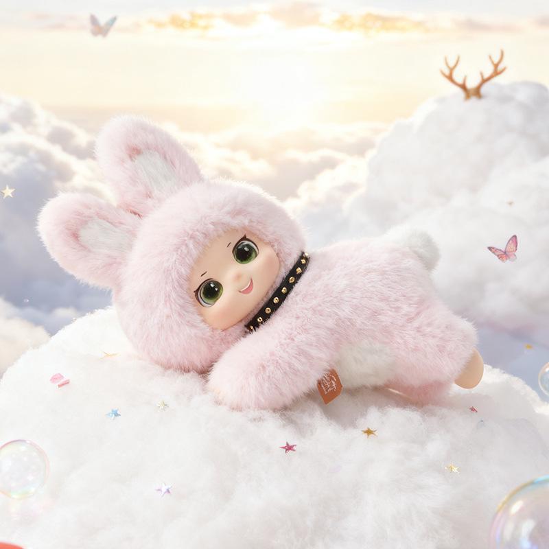 Adorable Caramel Plush Doll Keychain - Perfect Holiday Gift for Kids