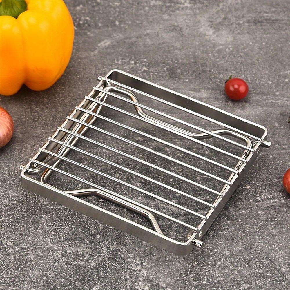 1 Stück Outdoor Tragbarer Grill Mini Edelstahl Klappbarer Gaskocher Ständer Topfgestell Grillpfannengestell Camping Zubehör