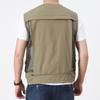 Men's Casual Multi-Pocket Mesh Vest for Fishing & Photography - Sleeveless Outdoor Spring/Autumn