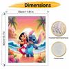 Disney Lilo and Stitch Beach Painting Kit Home Wall Decor Handmade Gift DIY Canvas Art Crafting Personalized Aesthetic Room Decor Sunset