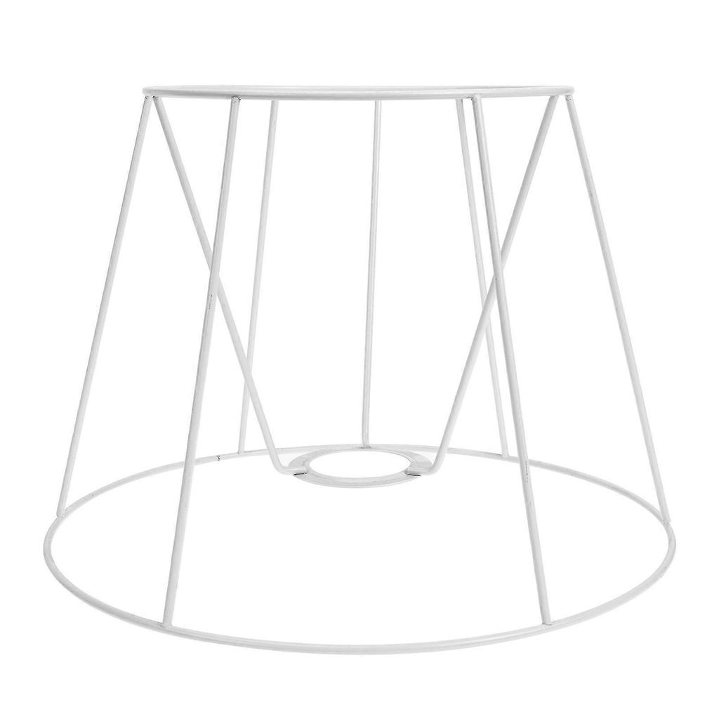Lampshade Wire Frames Metal Lampshade Holder For Desk Lamp Table Lamp Iron 26.00X26.00X18.00CM Simple Appearance 1Pack