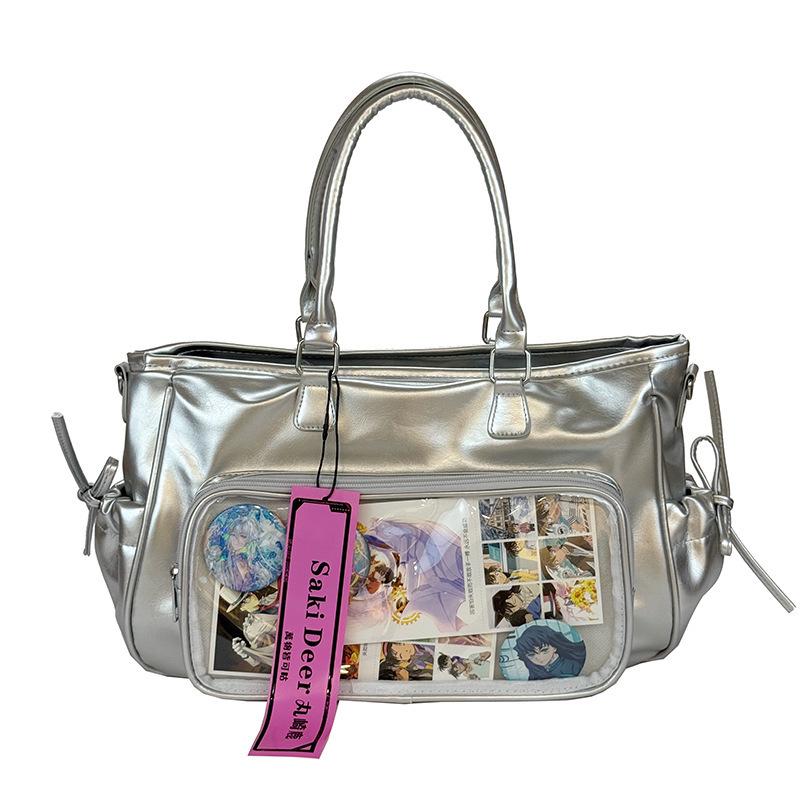 

Двумерный артефакт поддержки юаня Сумка-мессенджер на одно плечо Многоцелевая сумка Студенческий школьный рюкзак Косметичка Женская