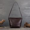 Johnature Echte Leren Dames Tas Retro Zacht Koeienhuid Grote Capaciteit Casual Veelzijdig Schouder Crossbody Tassen