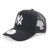 [New Era] Mesh Cap MLB Hat NY BlackWhite FREE 940AF TR NEYYAN BLK SWHI 25J
