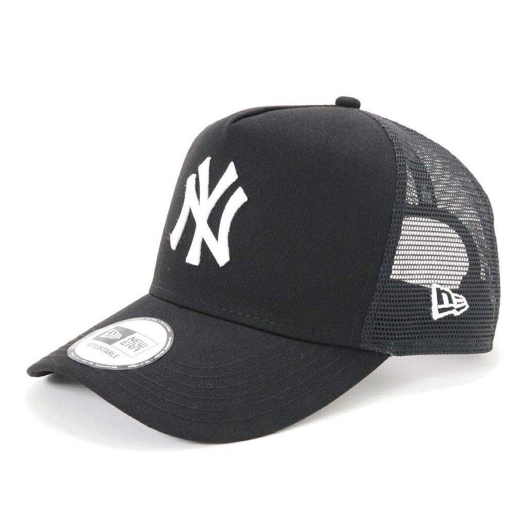 [New Era] Mesh Cap MLB Hat NY BlackWhite FREE 940AF TR NEYYAN BLK SWHI 25J