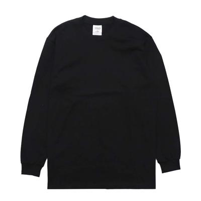 Schweres Long Shaka Langarm Lang Groß Big Street Schwarz [Shaka Wear] T-Shirt, Dick, Tragen, Einfarbig, 7,5 oz, Herren-T-Shirt, T-Shirt, Größe, Größe,