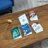 5Pcs Miniature Mini Christmas Card Model Magazine Doll Toy Kit 1: 12 Dollhouse Furniture Accessories