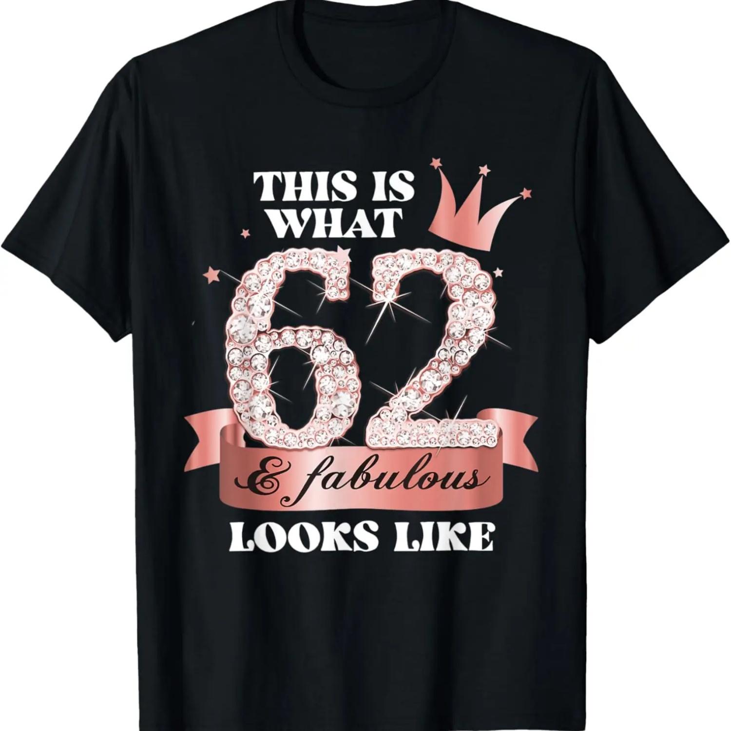 

62 & Fabulous I Rose And Black Party Group Candid Photo Item T-Shirt XXXXXL чёрный