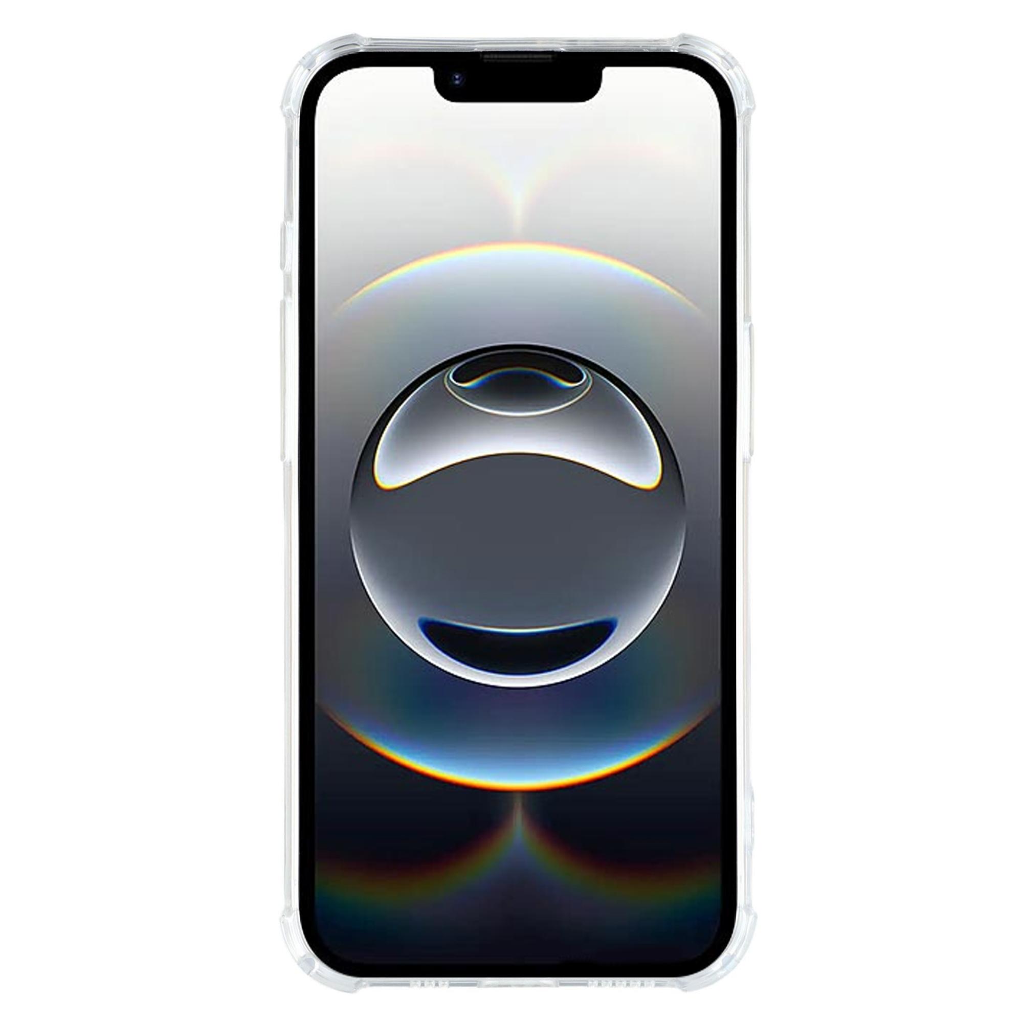 

For iPhone 16e Phone Case Reinforced Four Corner Anti-Drop Clear TPU Cover Type A
