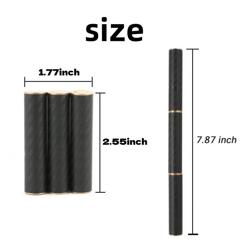 Palm Edc Magnetic 3-Section Carbon Fiber Stick Handheld Fidget Stress Easing Toy Adults Kids Travel Sensory Christmas Gift