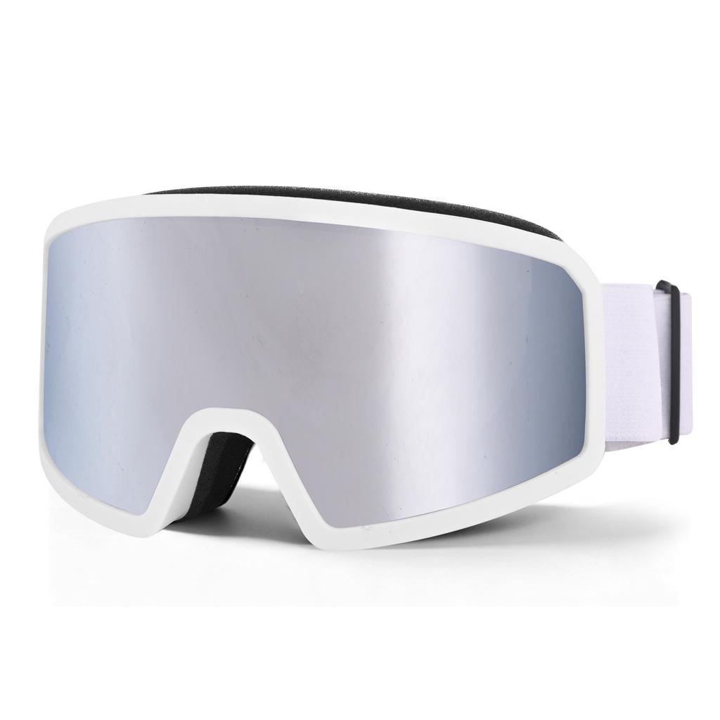 Double-layer anti-fog ski goggles, cylindrical lenses, high-definition, wide field of vision, mountaineering goggles, outdoor adult unisex ski