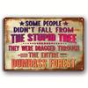 Vintage Metal Sign Leave No Evidence Detective Bathroom Humor Decor 20x30cm