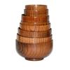 Jujube Wood Round Bowl for Eating and Soup