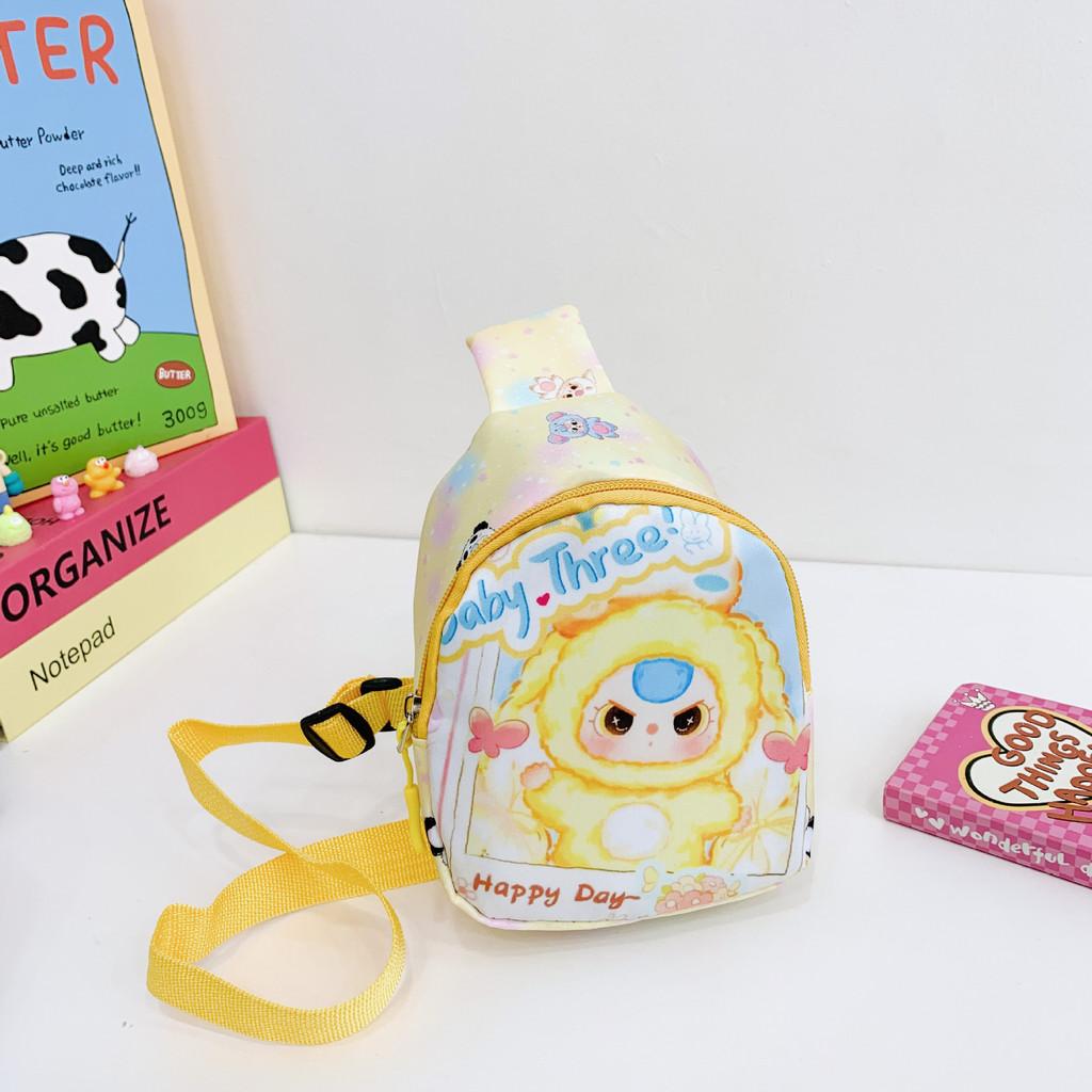Shoulder Bag Kids Fashion With Cartoon Baby Three Print For Interior Outings