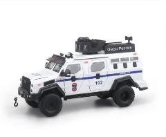 AAZE1 1:24 Saber-toothed Tiger Armored Car High-end Edition Simulation Alloy Simulation Police Car Off-Road Vehicle Toy Diecast Alloy
