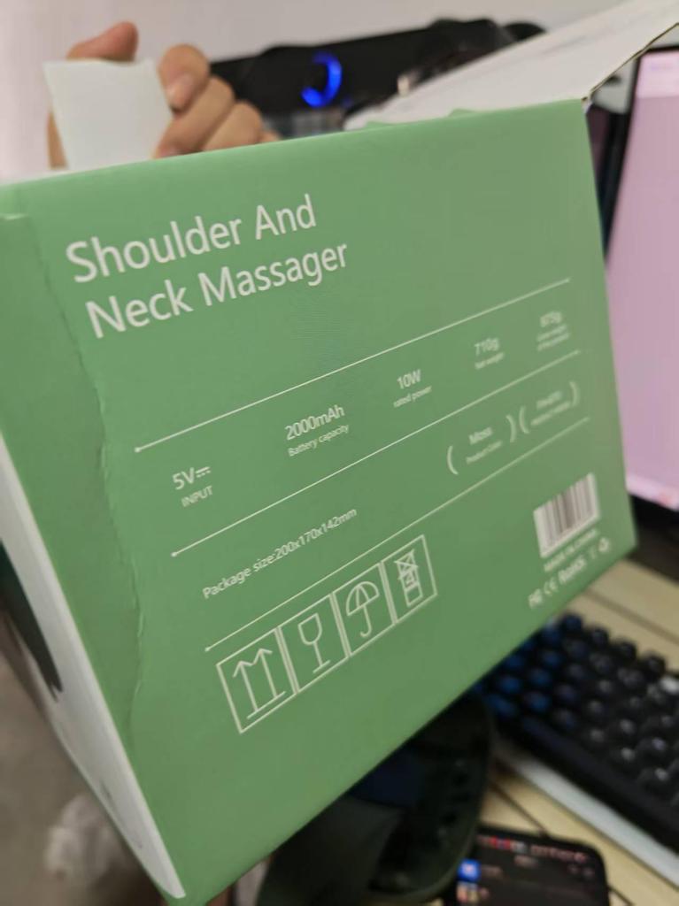 Bionische Hand N-Serie Nacken-, Schulter- und Trapezmuskelmassagegerät mit Wärme für die zervikale Entspannung