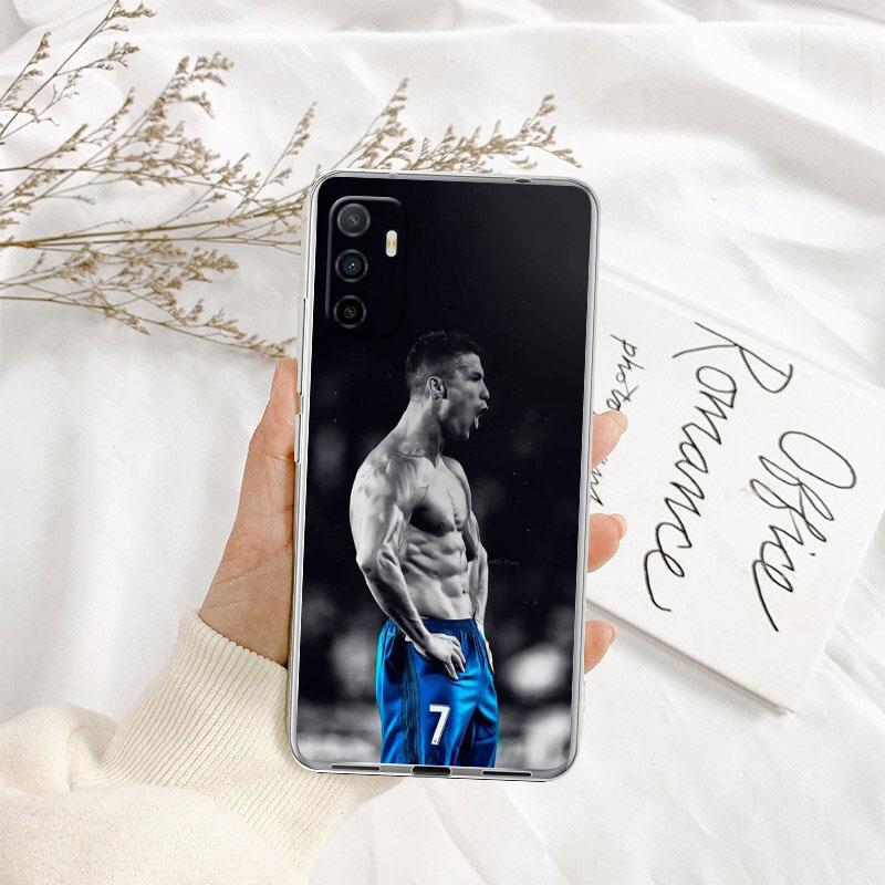 Star Football C-Cr7 Transparent Phone Case for Motorola Moto G40 G04 G05 One Ace Action Fusion + Plus Hyper Macro Vision Zoom